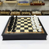 Шахматы в ларце из мореного дуба с фигурами Суприм черно-белыми фото 3 &mdash; hichess.ru - шахматы, нарды, настольные игры