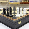 Шахматы в ларце из мореного дуба с фигурами Суприм черно-белыми фото 10 &mdash; hichess.ru - шахматы, нарды, настольные игры