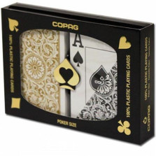 Карты &quot;Copag Bridge Jumbo 1546 Double Deck (Black, Gold)&quot; — hichess.ru - шахматы, нарды, настольные игры