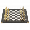 Шахматы "Римские" бронза мрамор 40х40 см фото 2 — hichess.ru - шахматы, нарды, настольные игры