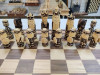 Шахматы резные ручной работы Богатыри из ореха и липы фото 4 — hichess.ru - шахматы, нарды, настольные игры