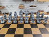 Шахматы подарочные Средневековье на доске из дуба 45 на 45 см фото 2 — hichess.ru - шахматы, нарды, настольные игры