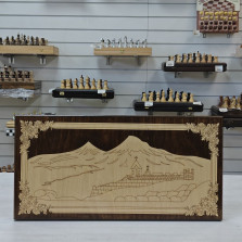 Нарды деревянные Арарат подарочные большие — hichess.ru - шахматы, нарды, настольные игры