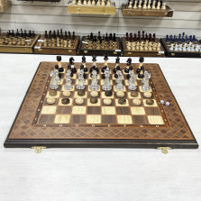 Шахматы нарды шашки подарочные орех Итальянский дизайн Люкс — hichess.ru - шахматы, нарды, настольные игры