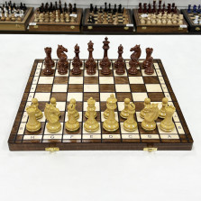 Шахматы деревянные с выжегом Стаунтон мини композит 40 см — hichess.ru - шахматы, нарды, настольные игры