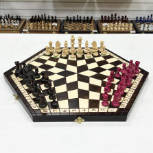 Шахматы на троих большие — hichess.ru - шахматы, нарды, настольные игры