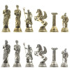 Шахматы каменные Подвиги Геракла 28 см мрамор лемезет фото 3 — hichess.ru - шахматы, нарды, настольные игры
