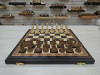 Шахматы эксклюзивные из мореного дуба и граба 45 на 45 см фото 1 — hichess.ru - шахматы, нарды, настольные игры