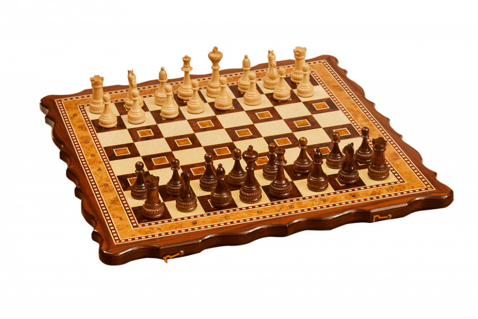 Шахматы Турнирные-8 инкрустация 50, Armenakyan фото 1 — hichess.ru - шахматы, нарды, настольные игры