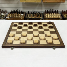 Шашки подарочные деревянные магнитные орех и ясень 64 клетки — hichess.ru - шахматы, нарды, настольные игры