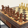 Шахматный стол венге ясень с фигурами из композита фото 6 &mdash; hichess.ru - шахматы, нарды, настольные игры