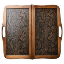 Нарды Кожаные Питон средние с ручкой — hichess.ru - шахматы, нарды, настольные игры