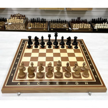 Шахматы + нарды Турнирные красное дерево — hichess.ru - шахматы, нарды, настольные игры