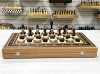 Шахматы + нарды Турнирные красное дерево фото 2 — hichess.ru - шахматы, нарды, настольные игры