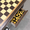 Шахматный стол подарочный венге ясень с фигурами из янтаря фото 7 &mdash; hichess.ru - шахматы, нарды, настольные игры