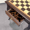 Шахматный стол подарочный венге ясень с фигурами из янтаря фото 8 &mdash; hichess.ru - шахматы, нарды, настольные игры