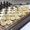 Шахматы подарочные в ларце мореный дуб Антик с фигурами из граба фото 4 &mdash; hichess.ru - шахматы, нарды, настольные игры