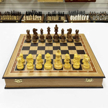 Шахматы ларец Эндшпиль дуб большие &mdash; hichess.ru - шахматы, нарды, настольные игры