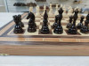 Шахматы подарочные из орех и граб доска 50 на 50 см фото 3 — hichess.ru - шахматы, нарды, настольные игры