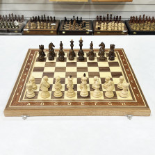 Шахматы подарочные из орех и граб доска 50 на 50 см — hichess.ru - шахматы, нарды, настольные игры