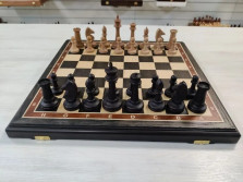 Шахматы турнирные мореный дуб большие с утяжеленными фигурами — hichess.ru - шахматы, нарды, настольные игры