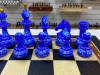 Шахматы подарочные художественная роспись гжель моренный дуб фото 3 — hichess.ru - шахматы, нарды, настольные игры