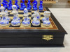 Шахматы подарочные художественная роспись гжель моренный дуб фото 5 — hichess.ru - шахматы, нарды, настольные игры