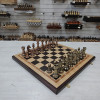 Шахматы подарочные из дуба большие с фигурами Антик из композита фото 3 — hichess.ru - шахматы, нарды, настольные игры