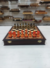 Шахматы подарочные художественная роспись хохлома фото 1 — hichess.ru - шахматы, нарды, настольные игры