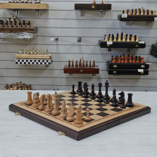 Шахматы подарочные из дуба большие с фигурами Авангард из бука — hichess.ru - шахматы, нарды, настольные игры