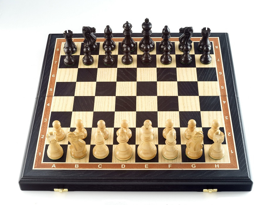 Шахматы Гамбит мореный дуб большие фото 1 — hichess.ru - шахматы, нарды, настольные игры