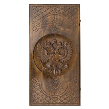 Нарды резные Герб РФ-2, Ustyan — hichess.ru - шахматы, нарды, настольные игры