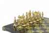 Шахматы "Русские" бронза змеевик 40х40 см фото 4 — hichess.ru - шахматы, нарды, настольные игры