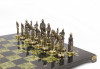 Шахматы "Русские" бронза змеевик 40х40 см фото 4 — hichess.ru - шахматы, нарды, настольные игры