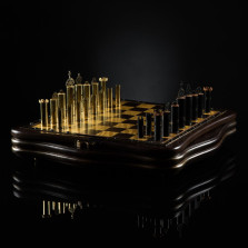 Шахматы &quot;Стимпанк&quot; из оружейных гильз — hichess.ru - шахматы, нарды, настольные игры