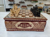 Шахматы резные ручной работы в ларце Клен презент большие фото 4 — hichess.ru - шахматы, нарды, настольные игры