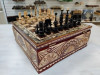 Шахматы резные ручной работы в ларце Клен презент большие фото 5 — hichess.ru - шахматы, нарды, настольные игры