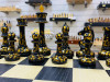 Шахматы подарочные Каллиграфия Стаунтон моренный дуб фото 2 — hichess.ru - шахматы, нарды, настольные игры
