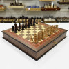 Шахматы подарочные в ларце с выдвижными ящиками орех Суприм лакированные фото 3 &mdash; hichess.ru - шахматы, нарды, настольные игры