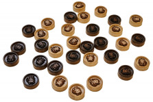 Фишки резные Лев 2&quot;, Mirzoyan&quot; — hichess.ru - шахматы, нарды, настольные игры