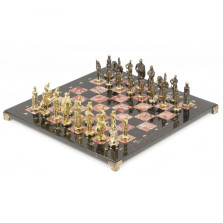 Шахматы &quot;Русские&quot; бронза креноид 40х40 см — hichess.ru - шахматы, нарды, настольные игры