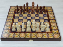 Шахматы нарды шашки Орнамент 40 на 40 см — hichess.ru - шахматы, нарды, настольные игры