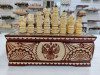 Шахматы ручной работы Русские воины в деревянном ларце фото 3 — hichess.ru - шахматы, нарды, настольные игры