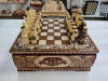 Шахматы ручной работы Русские воины в деревянном ларце фото 7 — hichess.ru - шахматы, нарды, настольные игры