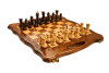 Шахматы + нарды резные 40 с ручкой, Haleyan фото 1 — hichess.ru - шахматы, нарды, настольные игры