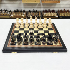 Шахматы деревянные большие мореный дуб точенка ручная работа — hichess.ru - шахматы, нарды, настольные игры