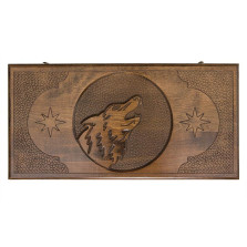 Нарды резные Волк, Ustyan — hichess.ru - шахматы, нарды, настольные игры