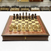 Шахматы в ларце с выдвижными ящиками орех Премиальные люкс фото 1 &mdash; hichess.ru - шахматы, нарды, настольные игры