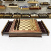 Шахматы в ларце с выдвижными ящиками орех Премиальные люкс фото 3 &mdash; hichess.ru - шахматы, нарды, настольные игры