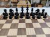 Шахматы подарочные из ореха, ясеня и бука доска 50 на 50 см, фигуры с утяжелением фото 2 — hichess.ru - шахматы, нарды, настольные игры